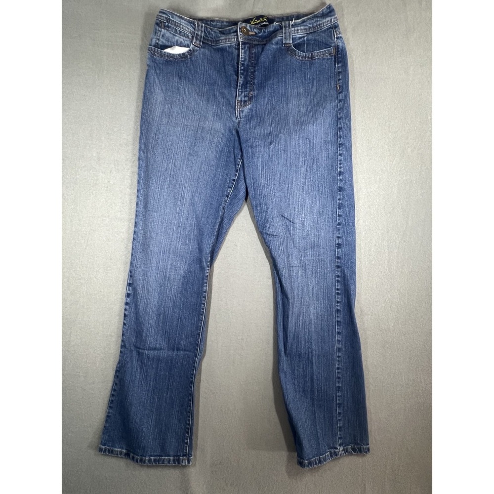 Gloria Vanderbilt Women's‎ Size 12 Blue Bootcut Jeans The Perfect Fit Stretch